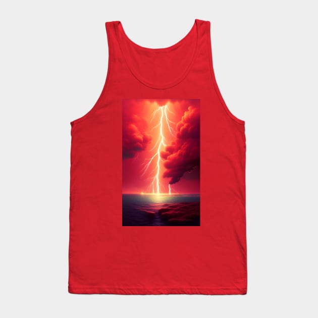 Thunderstorm artwork Tank Top by Gaspar Avila